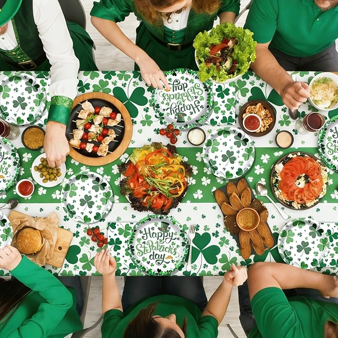 St Patrick's Day Party Supplies Irish Themed Disposable Dinnerware