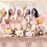 452 Pcs Rose Gold Party Supplies Birthday Decorations Include Glitter