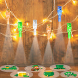 CHUNNIN 36 PCS St. Patrick's Party Favors Shamrock Light Up Finger