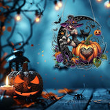 VODAPYC Halloween Witch Diamond Art Hanging Kit for Adults, DIY