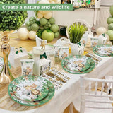 Safari Jungle Baby Shower Plates Set Decorations Boy Birthday Party