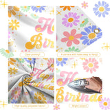 Avezano Groovy Daisy Birthday Banner Daisy Flower Birthday Party