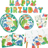 Dinosaur Birthday Party Supplies Disposable Paper Plates Napkins Cups