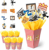 LemonRoad 6 Sets 74 Pcs Movie Night Party Centerpieces Movie Night