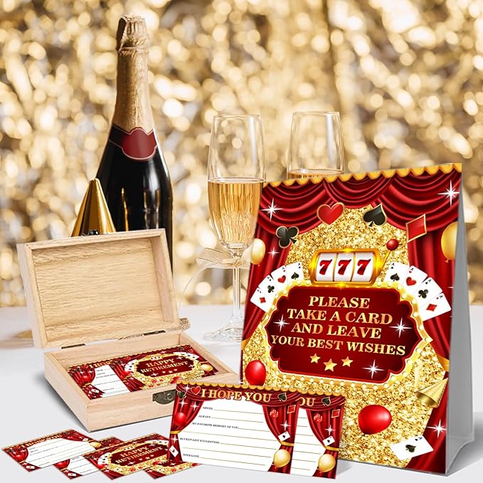 Casino Retirement Card Happy Wishes Card Box Happy Retirement Party