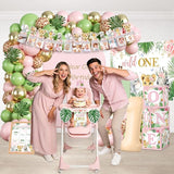 Cocomigo 184pcs Wild One Birthday Decorations Girl Wild One Party