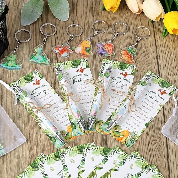 145 Pieces Dinosaur Baby Shower Favors for Guest It's a Boy