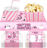 20 Pcs Pink Halloween Movie Night Supplies no you hang up Paper