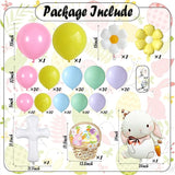 Easter Decorations Indoor Outdoor 160Pcs Rainbow Pastel Eatser
