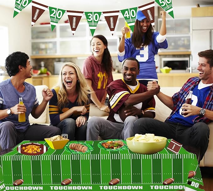 Football Party Decorations Football Party Supplies Set with Plates