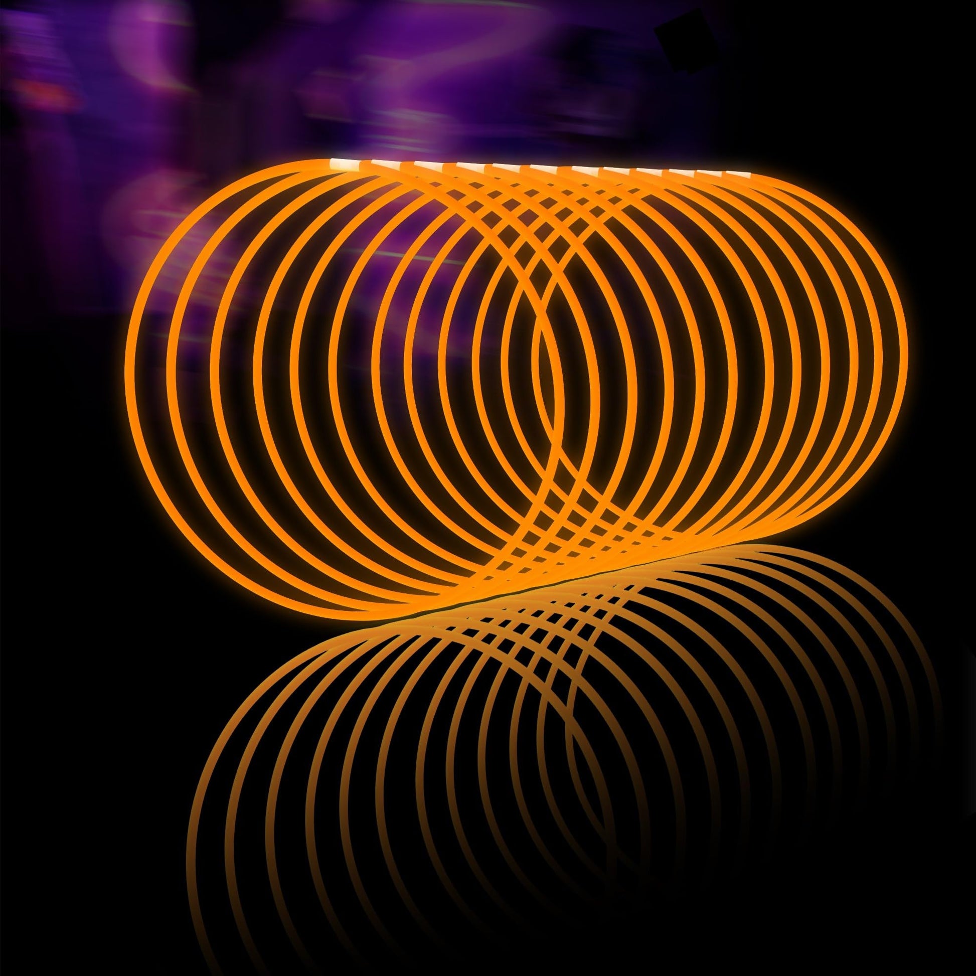Glow Fever Glow Sticks Bulk 100ct 22'' Glow Necklaces with Connectors,