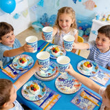 144Pcs Under the Sea Animal Birthday Party Supplies