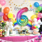 KatchOn, Giant Jelly Number 6 Balloon - 40 Inch | 6 Balloon Number, 6