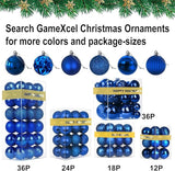 Royal Blue Christmas Ornaments - Christmas Tree Decorations