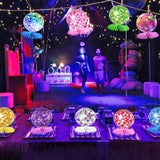 9PCS Disco Honeycomb Centerpieces Disco Ball Party Decorations