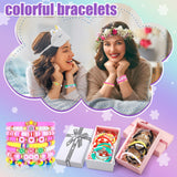 Draupnir 48 Pcs Friendship Bracelets Heishi Surfer Clay Bead Bracelets