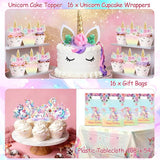191 Pc Unicorn Birthday Decorations for Girls Complete Unicorn Party