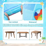 Swimming Pool Plastic Tablecloth Roll 100 Ft x 54 Inch Pool Party