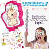 Unicorn Pinata Treasure Hunt Party Game Birthday Party Complete Set