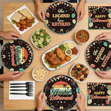 Retirement Decorations for Women Men 96 Pcs Happy Retirement Plates