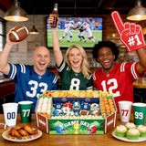 Football Party Supplies Kit Large 23.62x17 inch Football Snack
