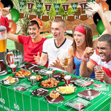 294 Pcs Football Party Decorations Serve 50 Including Paper Plates