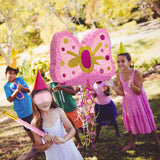 WERNNSAI Pink Bow Piñata - Girls Birthday Party Decoration Bow Tie