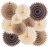 PAPER JAZZ 11 Pcs Brown Party Decorations Neutral Party Decorations