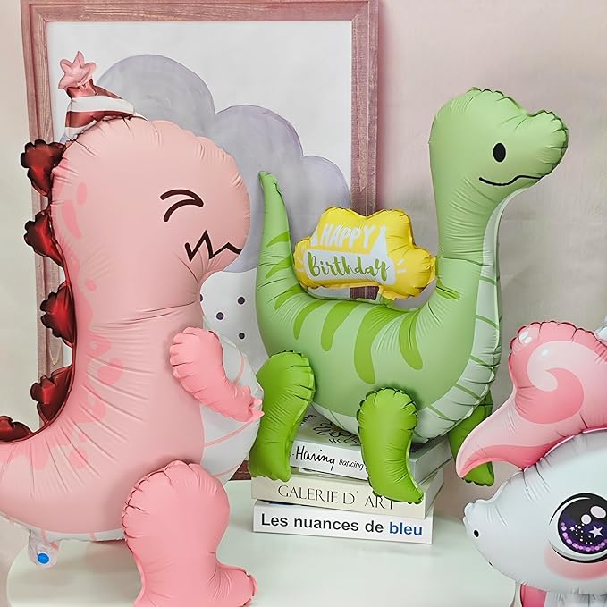4D Matte Dinosaur Animal Balloons Cute Happy birthday inflatable