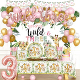 231 PCs Young Wild and Three Decorations Girl Hombae Jungle Safari