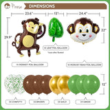 Monkey Birthday Banner Monkey Party Decorations Jungle Birthday