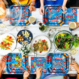 350 Pcs Beach Plates and Napkins Set Beach Party Supplies for 50