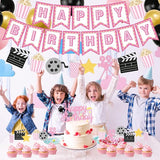 K KUMEED Happy Birthday Decorations Movie Theme Party Decorations