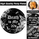 50 Guests 30th Birthday Plates and Napkins Party Supplies Death to