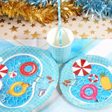 Pool Party Supplies Decorations Disposable Summer Kids Birthday