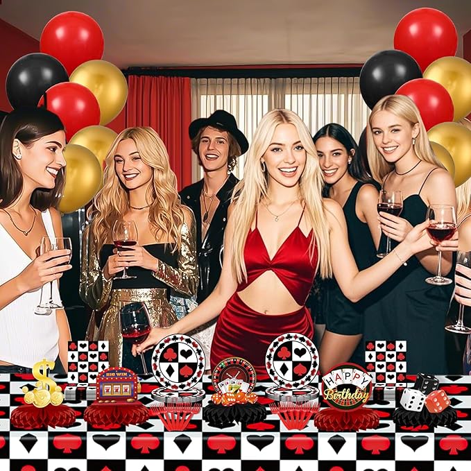 Casino Theme Party Decorations Casino Birthday Party Supplies Las