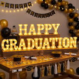 15 Pcs 2026 Graduation Party Decoration Happy Graduation Lights up