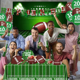 Football Party Supplies Football Plates and Napkins Tablecloth