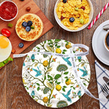 50PCS Lemon Party Supplies7"Lemon Paper Plates Blue Tiles Yellow Lemon