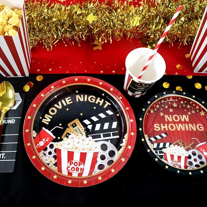 Movie Night Party Supplies Decorations Movie Theme Birthday Paper