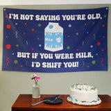 Funny Happy Birthday Banner 60" x 33" – Hilarious Party Decoration #6