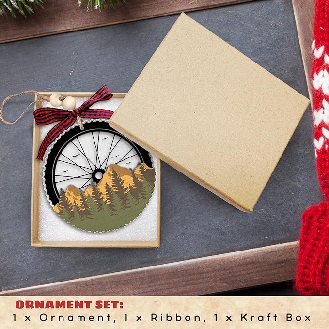 Bike Ornament - Cycling Christmas Ornaments, Bicycle Christmas