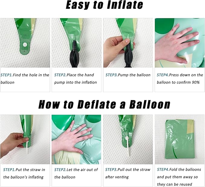 Self Standing Large Green Dinosaur Animal Balloon Walking With