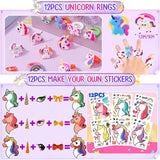 184Pcs Unicorn Party Favors Unicorn Birthday Party Supplies for