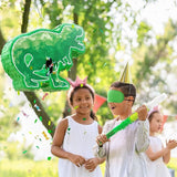 WERNNSAI Dinosaur Piñata - Watercolor Green Dinosaur Piñata Birthday