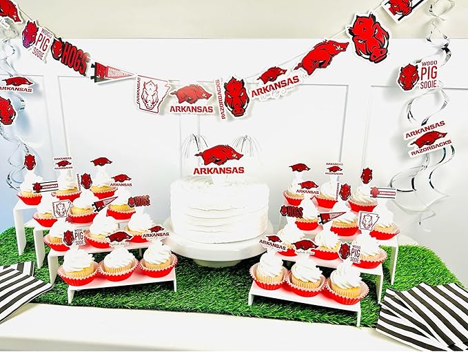 University of Arkansas Party Supplies for Football, Birthday Gift,