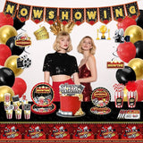 Movie Night Supplies 160PCS Movie Themed Party Decorations with Now