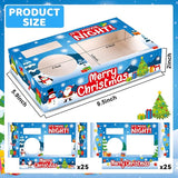 50Pcs Christmas Party Supplies Movie Night Paper Snacks Boxes