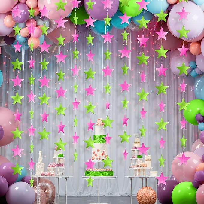 Patelai Glitter Star Garland Banner 2026 Graduation Decor 130 Feet #28