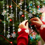 80pcs Christmas Tree Decoration Crystal Ornaments - Acrylic Christmas